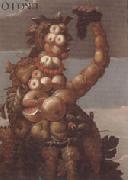 unknow artist An anthropomorphic figure of autumn Germany oil painting reproduction